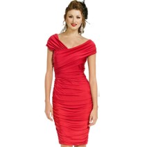 Off Shoulder Evening Cocktail Dress
