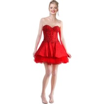 Spicy frilled hemline hot dress