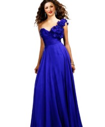Rosette Evening Gown